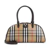 Burberry Beige Highlands Duffle Bag In Multi