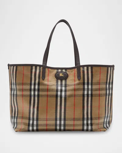 Burberry Highlands Medium Check Tote Bag