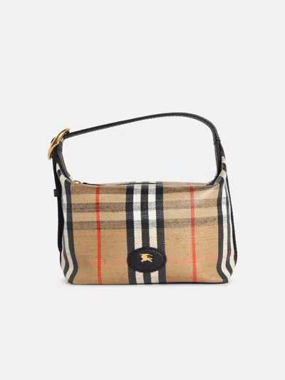 Burberry 'highlands' Mini Boreson In Beige Sand Cotton Blend