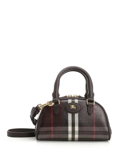 Burberry Highlands Mini Bowling Bag Handbags Bordeaux