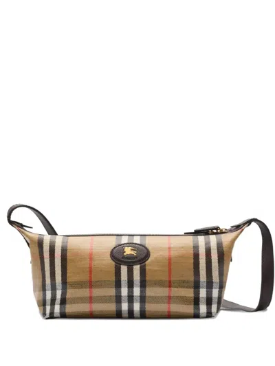 Burberry Highlands Mini Crossbody Handbag For Men In Brown