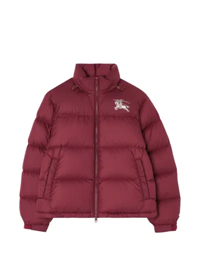 Burberry Highlands Puffer Jacket In Black