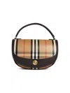 Burberry 'highlands' Sand Cotton Blend Crossbody Bag In Sand