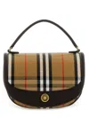 Burberry Mini Handbag With Check Pattern And Top Handle