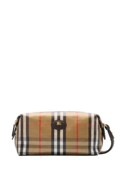 Burberry Highlands Travel Pouch In Multi