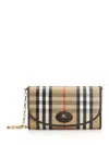 Burberry Highlands Wallet Clutches Beige
