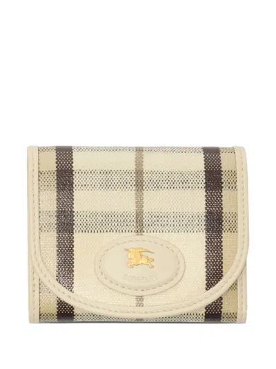 Burberry Highlands Wallet In Multi