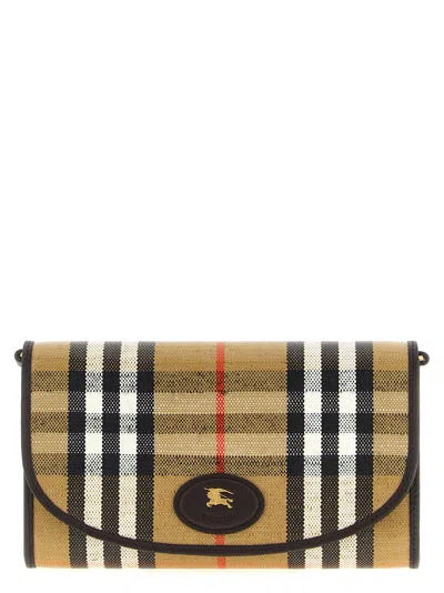 Burberry 'highlands' Wallet On Chain In Pattern