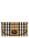 Burberry Highlands Wallet On Chain In Brown