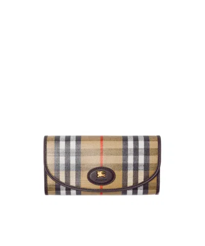 Burberry Highlands Wallet In Brown