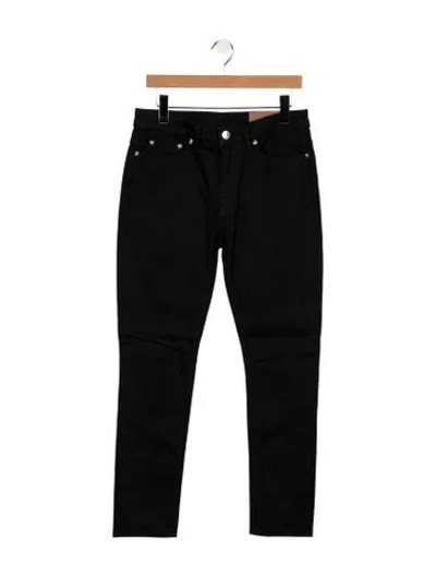 Pre-owned Burberry High-rise Straight Leg Jeans W/ Tags In Black