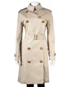 Burberry Hillington Trench Coat In Neutral