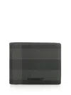 Burberry Check Bifold Wallet Wallets Black