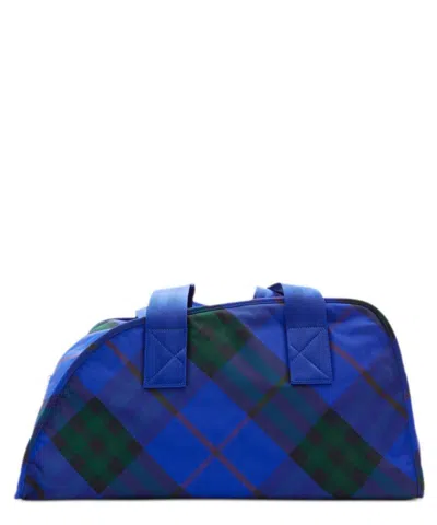 Burberry Holdall Duffle Bag In Blue
