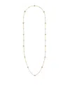 Burberry Hollow Medallion Necklace In Yellow