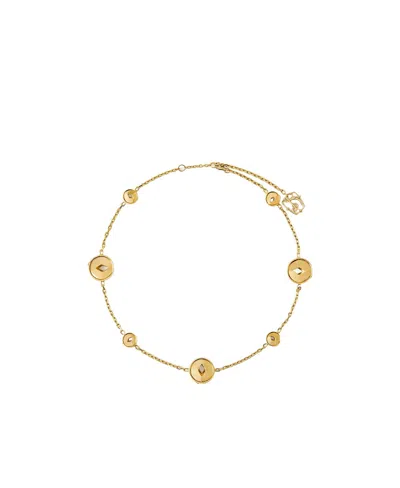Burberry Hollow-medallion Gold-plated Necklace