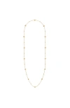 Burberry Hollow Medallion Necklace In Gold