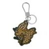 Burberry Honey Beast Hare Key Charm In Yellow
