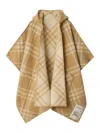 Burberry Reversible Check Wool Cape
