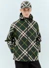 BURBERRY HOODED CHECK JACKET