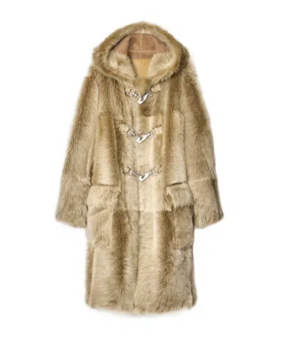 Burberry Hooded Coat In Linden
