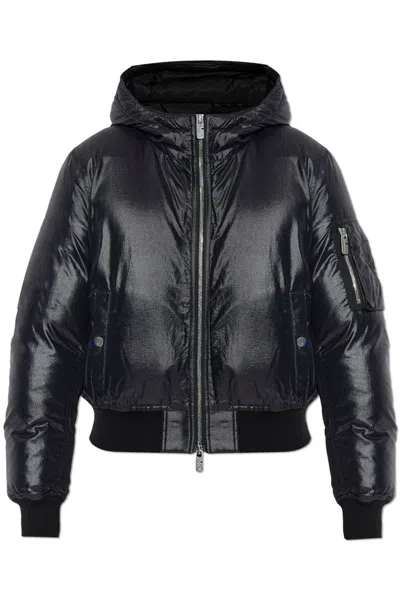 Burberry Padded Down Jacket In Black