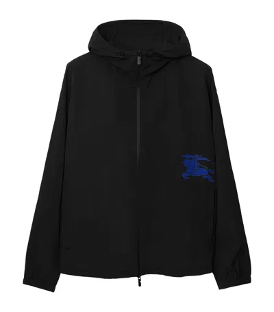 BURBERRY HOODED EQUESTRIAN KNIGHT JACKET