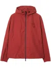 Burberry Nylon Cotton Jacket In レッド