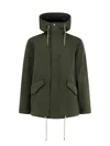 Burberry Embossed Ekd Stamp Buttoned Jacket In Green