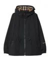 Burberry Hooded Jacket In Black
