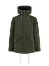 Burberry Embossed Ekd Stamp Buttoned Jacket In Green