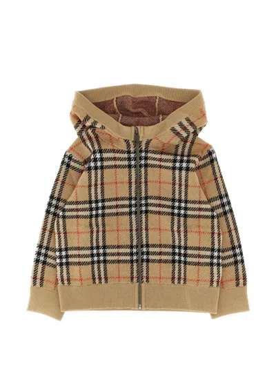 Burberry Kids' Hooded Jacket In Neutrals