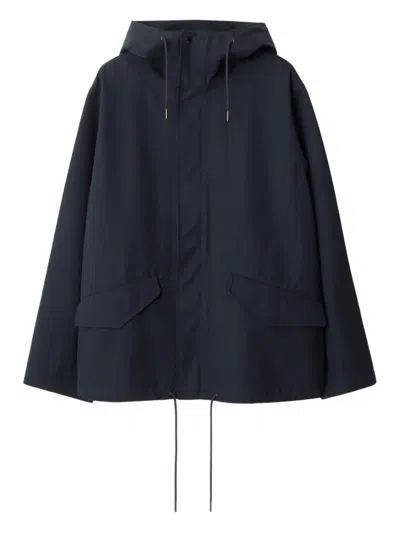 BURBERRY HOODED OVERSIZED JACKET