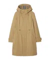 Burberry Nylon Cotton Parka In Flaxen