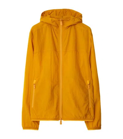 Burberry Lightweight Hooded Jacket In Sunflower