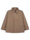 Burberry Bespoke Brown Trench Coat With Structured Collar In Brown