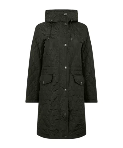 Burberry Hooded Short Quilted Down Jacket In Black