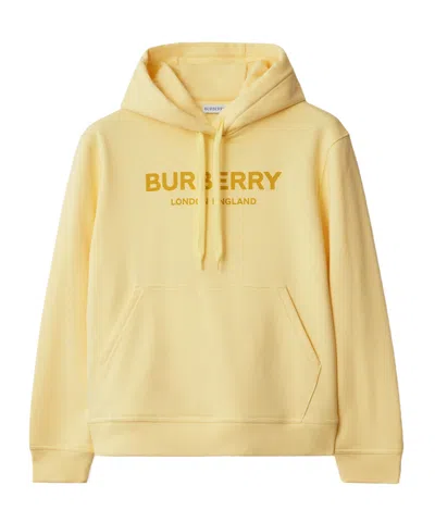 Burberry Hooded Sweatshirt In Brown