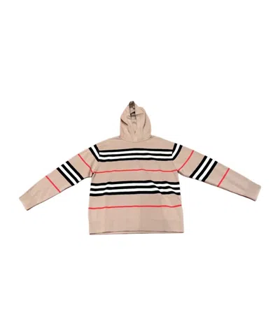 Burberry Hooded Sweatshirt In Nude
