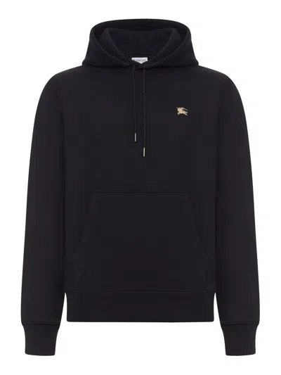 BURBERRY KNIGHT STAMP COTTON HOODIE