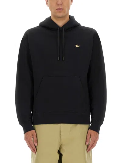 Burberry Hoodie In Black