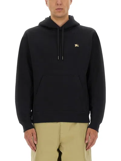 Burberry Hoodie In Black