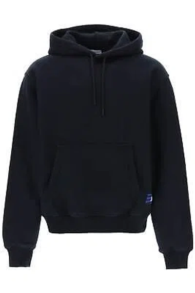 Pre-owned Burberry Hoodie Ekd Hood 8081996 Black Sz.m A1189