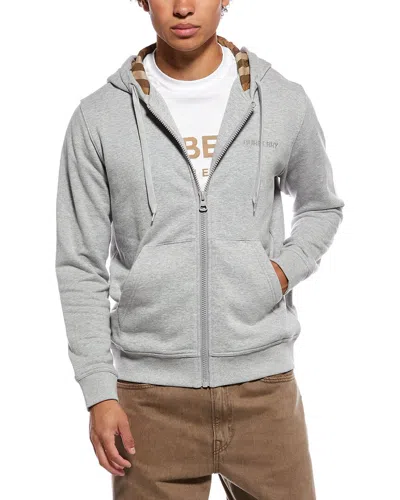 Burberry Hoodie In Gray
