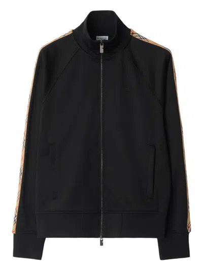 Burberry Hoodie With Logo In Black