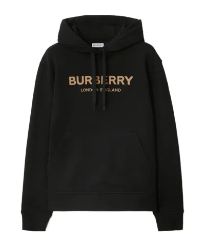 Burberry Hoodies In Black