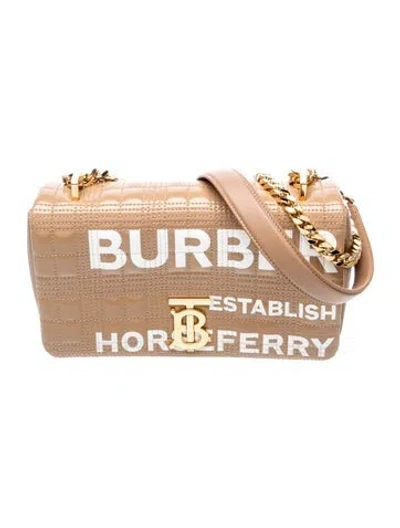 Pre-owned Burberry Horseferry Check Lola In Neutrals