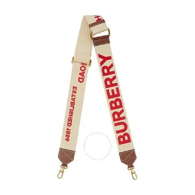 Burberry Horseferry Logo Leather Bag Strap