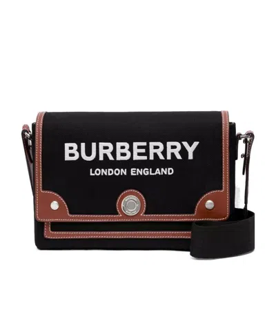 Burberry Horseferry Note Crossbody Bag In Black
