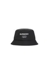 Burberry Horseferry Print Bucket Hat In Black
